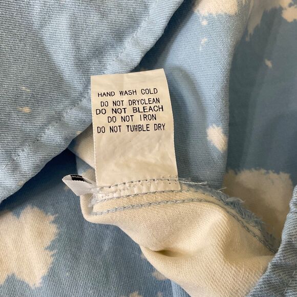 Judith March Thick Embroidered Raised on Dolly Cotton shirt women’s S Button Up - Picture 9 of 10